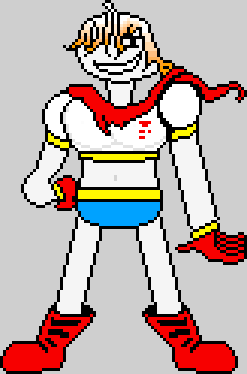 [f7387f] Genderbent Papyrus sprite