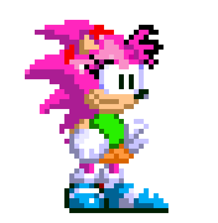 [97111a] amy rose sprite 