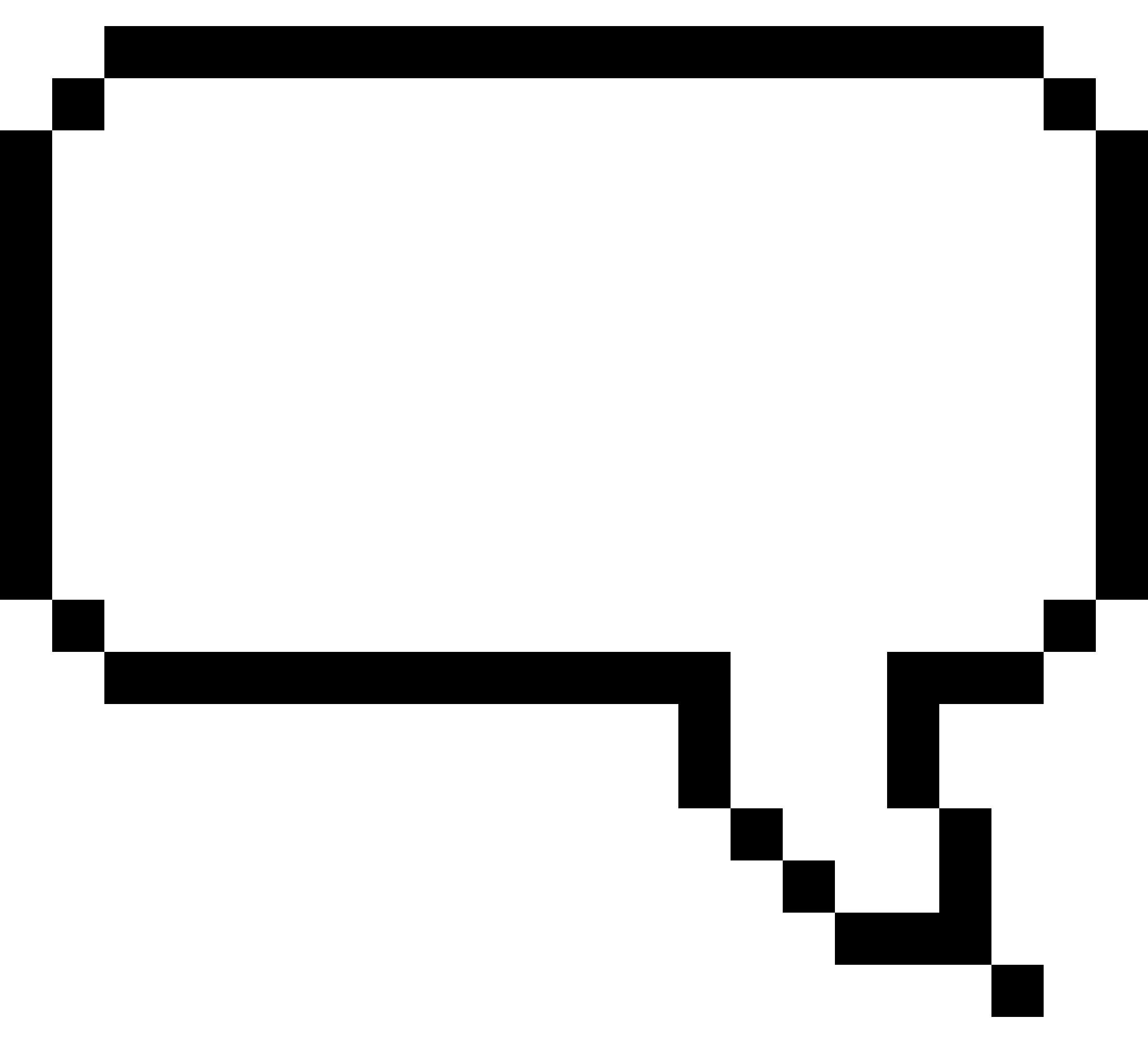 pixel speech bubble short