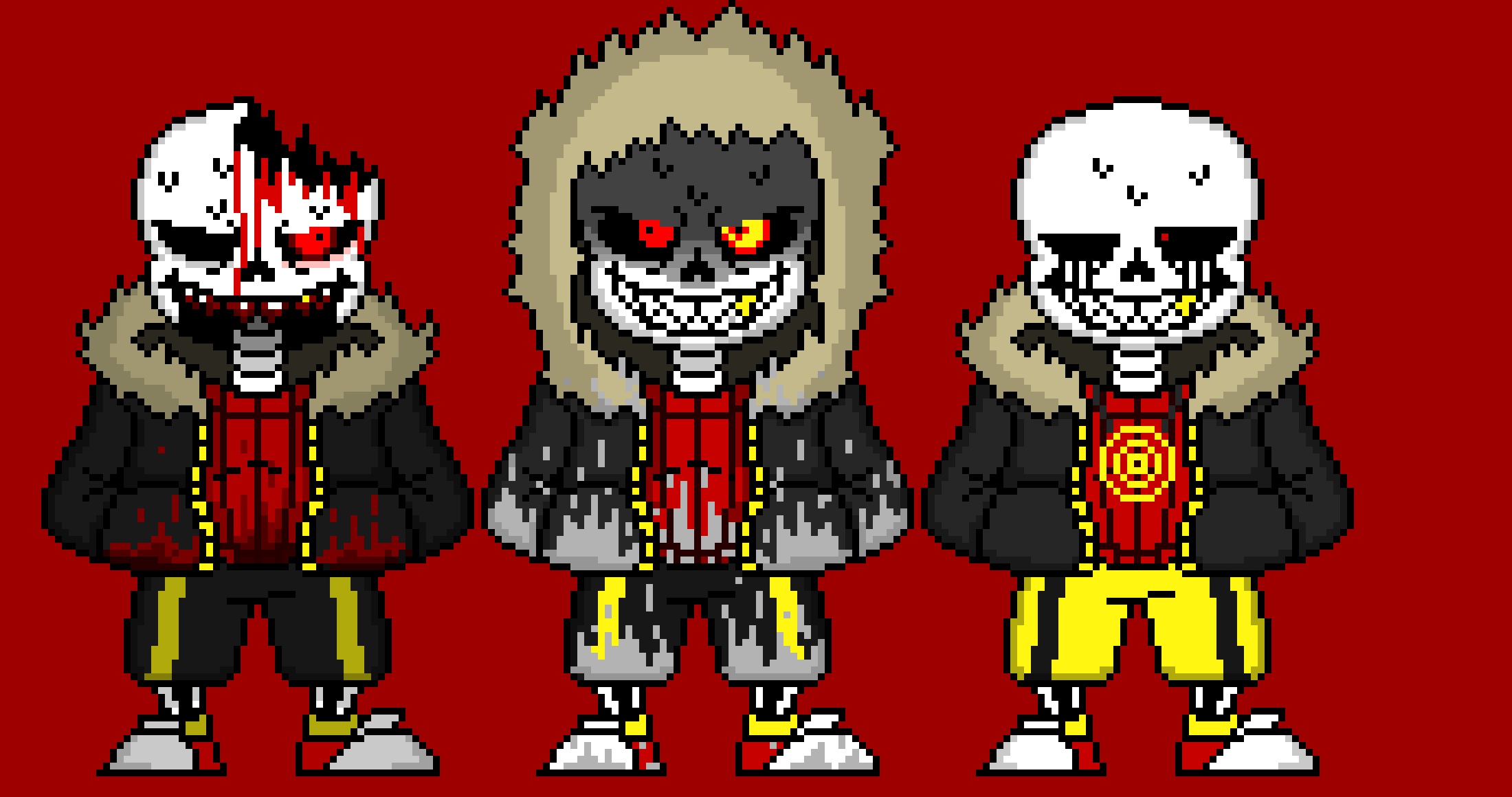 updated great!murder time trio. -Horrortale Sans