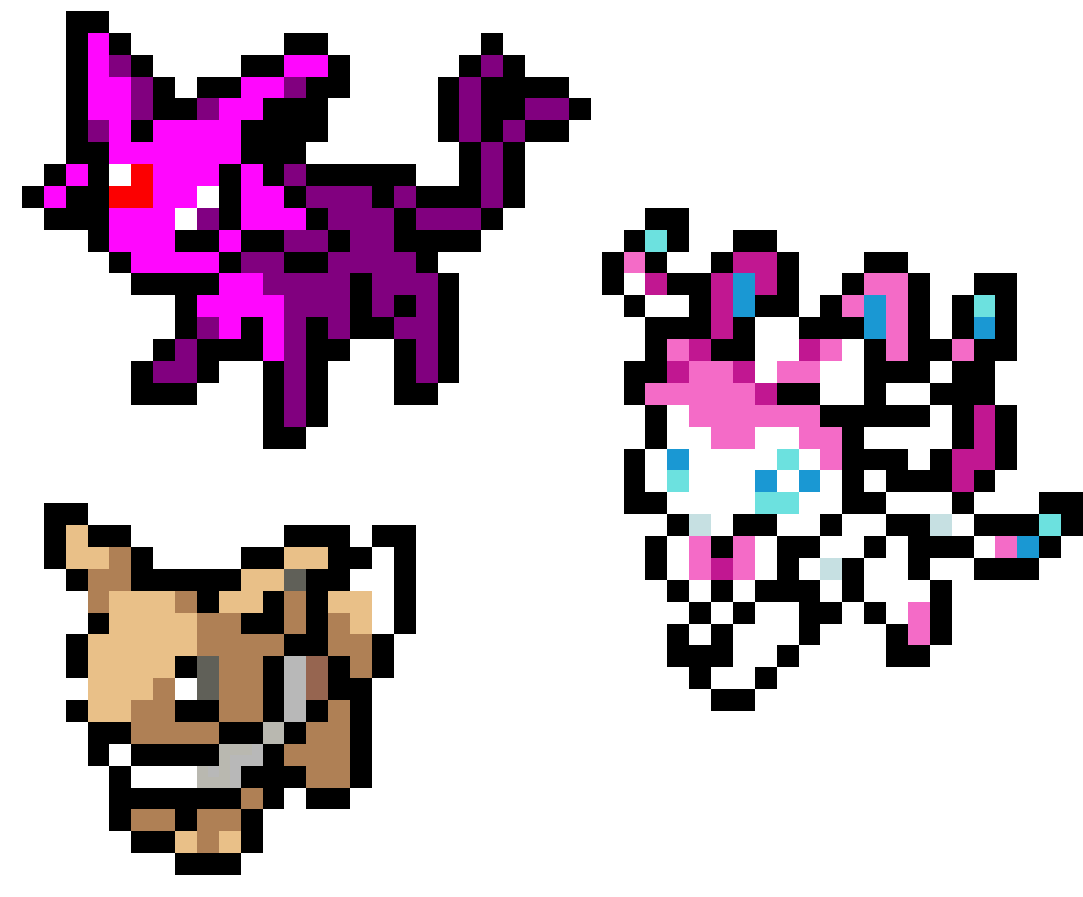 [9664c4] Eevee Sylveon Espeon 