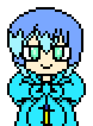 [69410f] -holds up a radio and turns on Chromaniacal- Alright... uh, Not my technical theme. -sits down and plays with ice magic- 