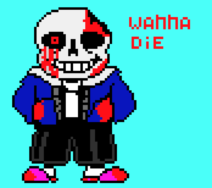 [f46fe8] Sup guys i'm a sans now. - Blerp