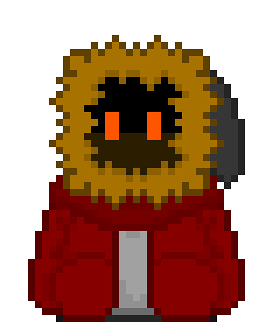[5e7c80] -stands infront of frisk- 'ello there frisk (- 2 Hp)