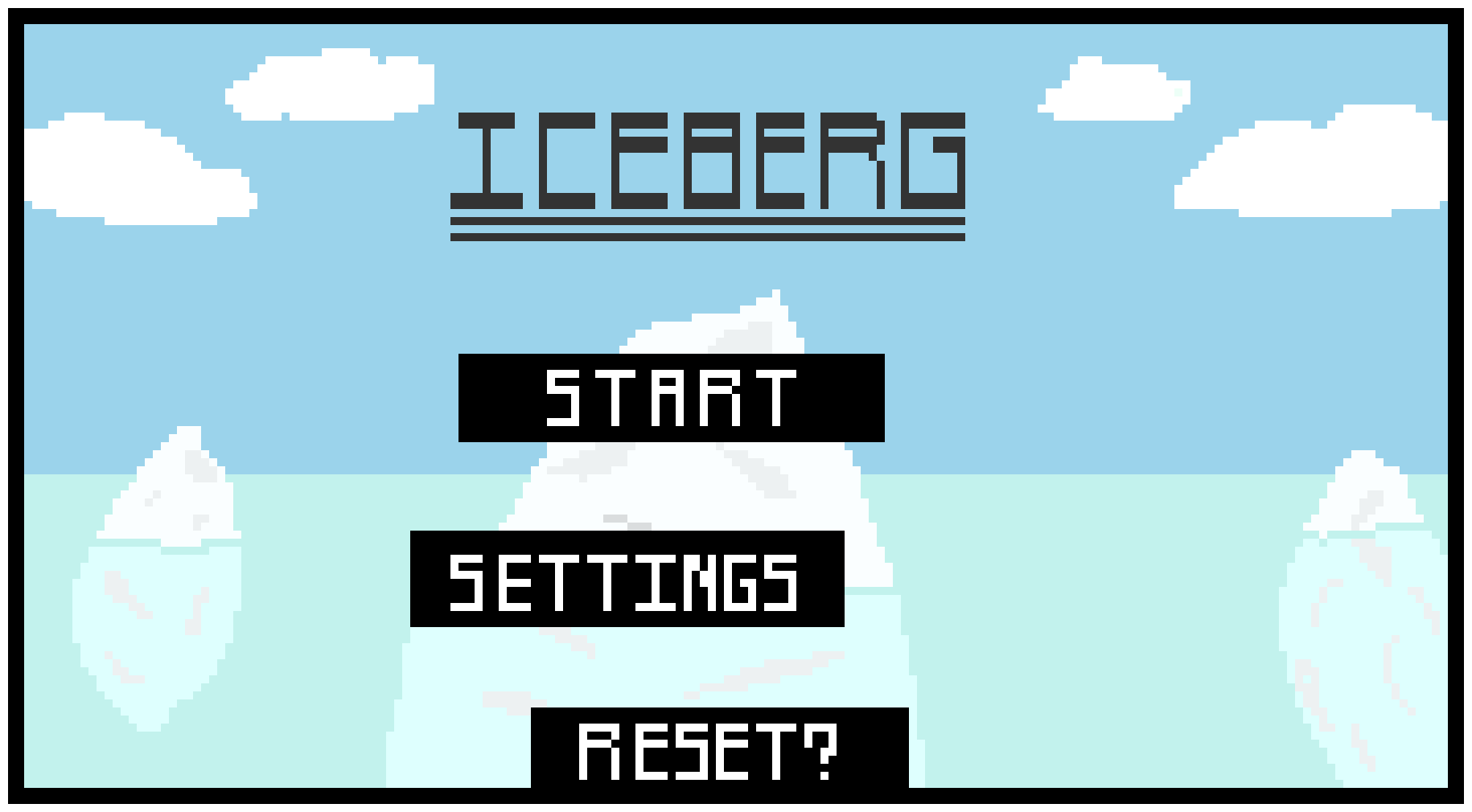 [8dc062] Title screen w/ options