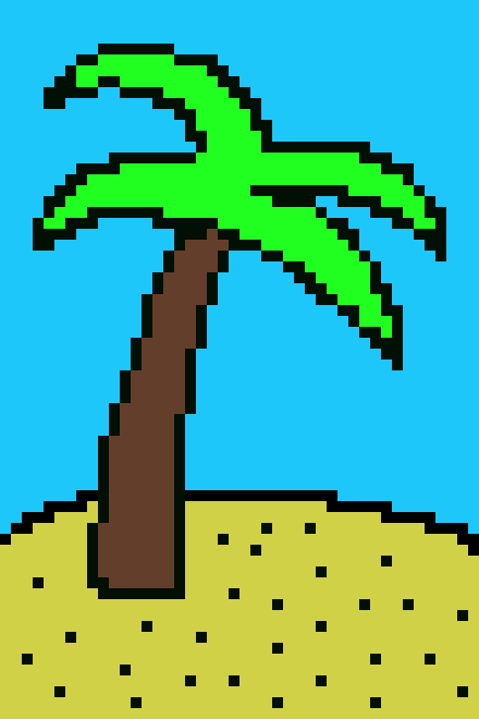 [35527d] Palm tree