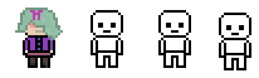 [7d04c6] danganronpa pixel sprite base