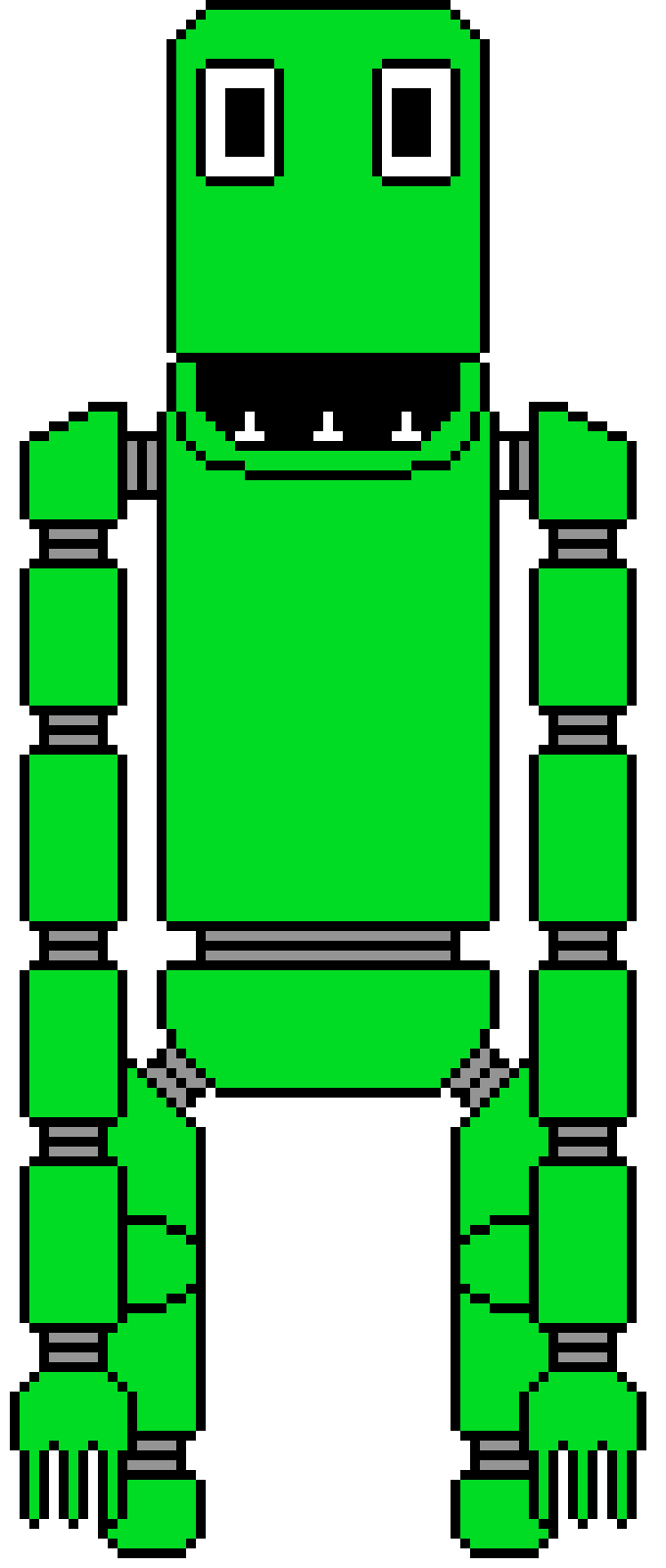 [652689] Classic Green The Rainbow Monster V.2