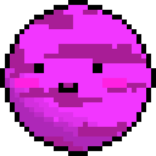 [9664c4] Pink cute planet