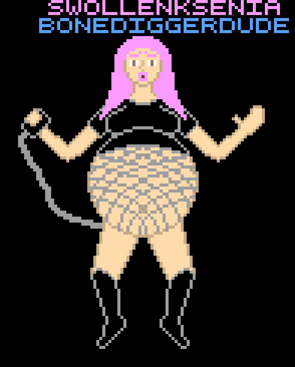 [1354ae] SwollenKseniaBellyInflation