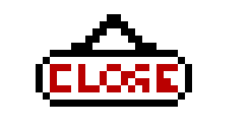 [da8896] CLOSE Sign