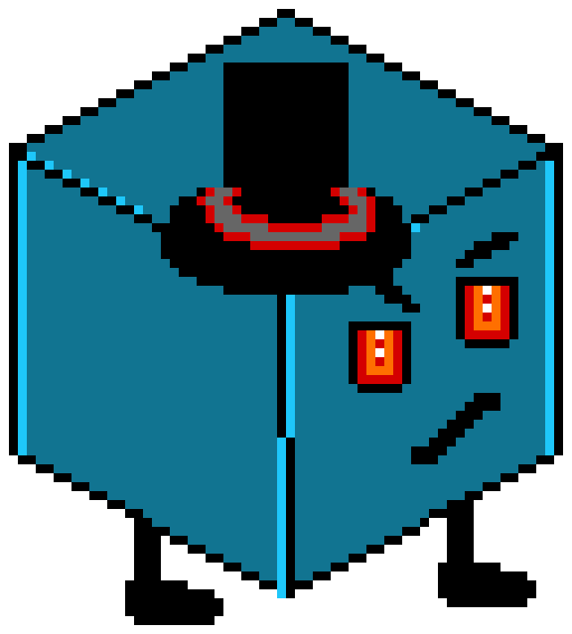 [7e9f11] angry cube