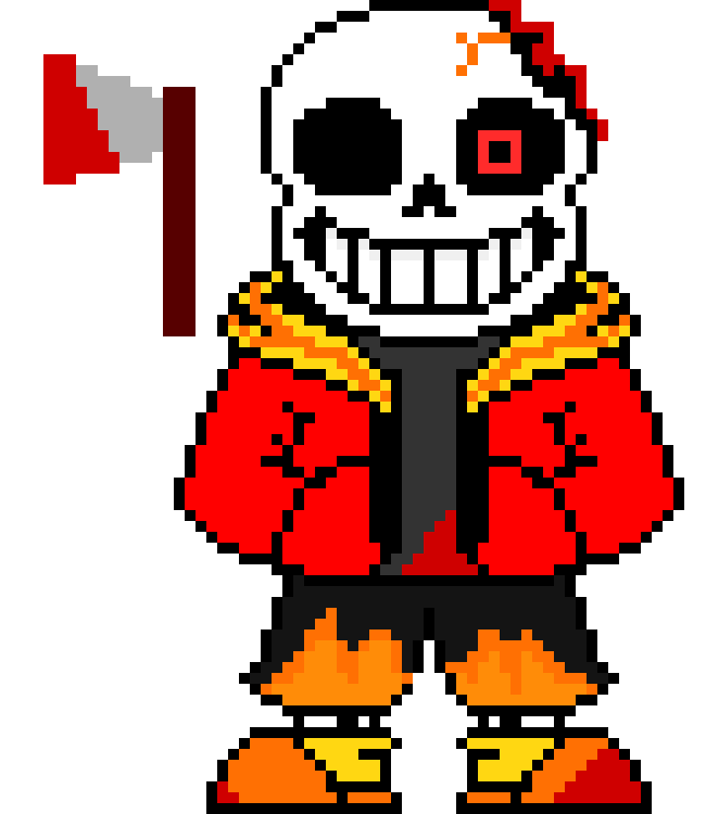 [893325] Flamez!Horror!Sans Sprite