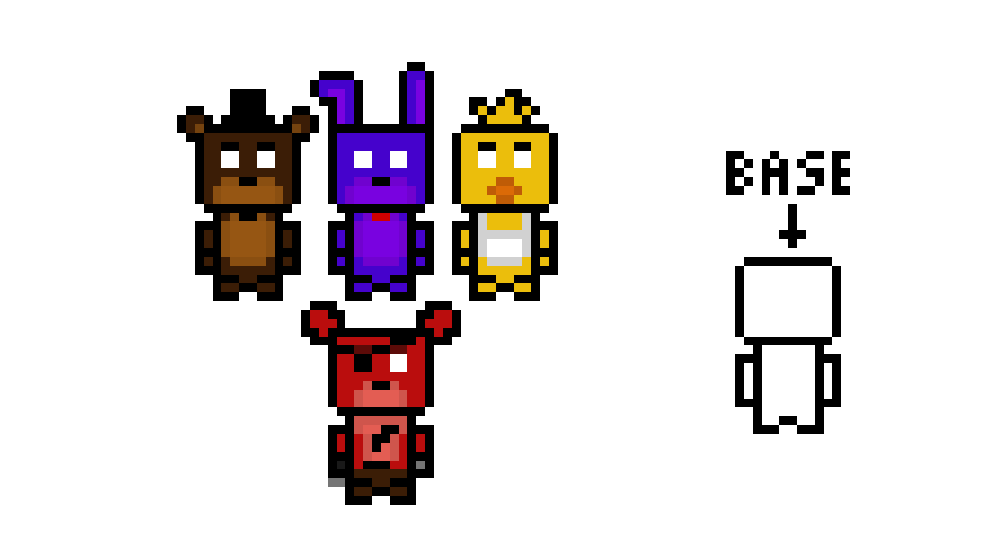 [9664c4] My own pixel art models! :D