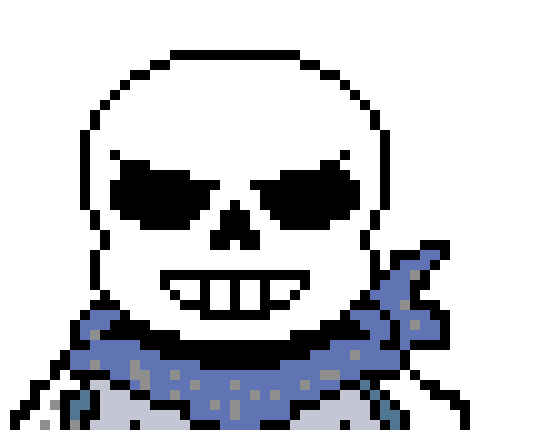 [b9de0d] ........... - (dusttrust) Sans The skeleton