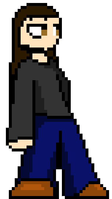 [e22b6a] (( If you were looking for a tired look, you've got it. ))
