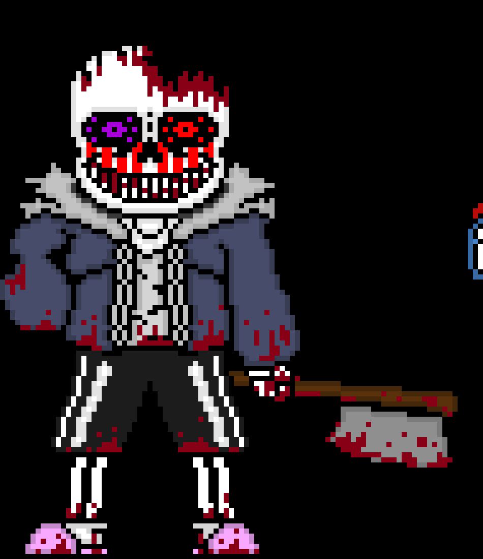 hey do you guys wanna see a very old concept i had for Terror? (im obviously gunna redraw it with my latest sprite)