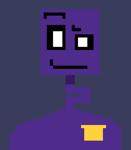 [62d4b6] (Purple Guy by DAgames plays in the distance)