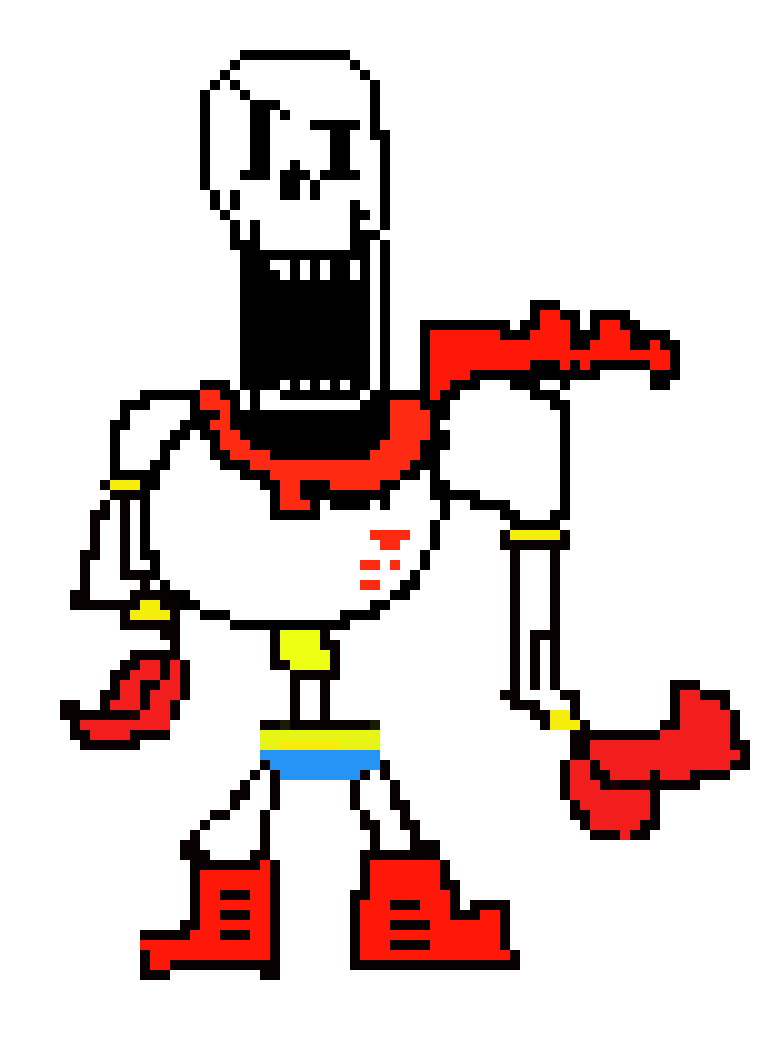 [9664c4] papyrus battle sprite