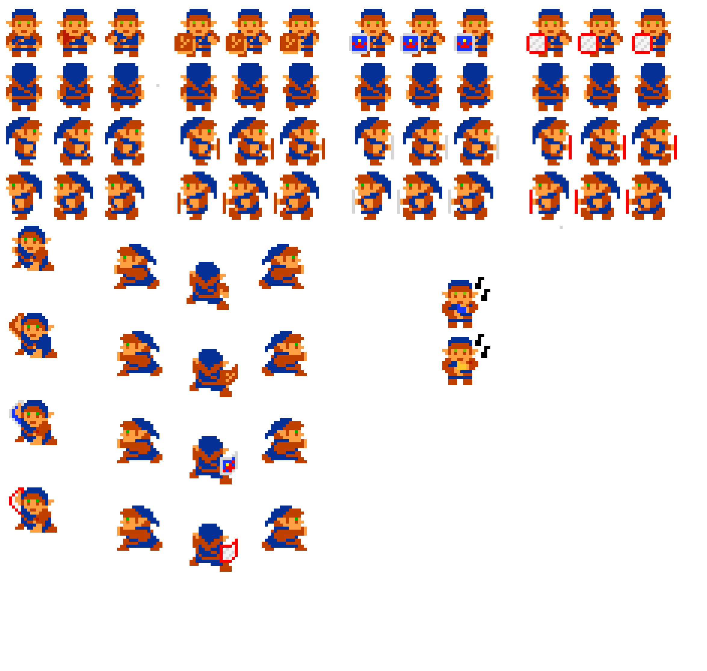 [cdcb4e] ZORA LINK SPRITES