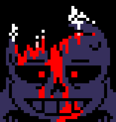 [7ce906] *(Demented was starting to get pissed.) -HorrorTale Sans