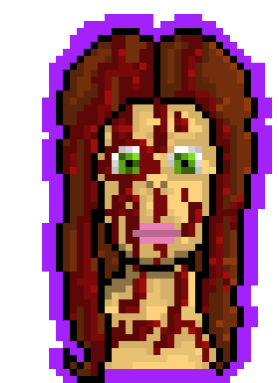 [9664c4] Carrie White Pixel Art ^-^