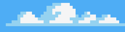 [9664c4] Clouds pixel art