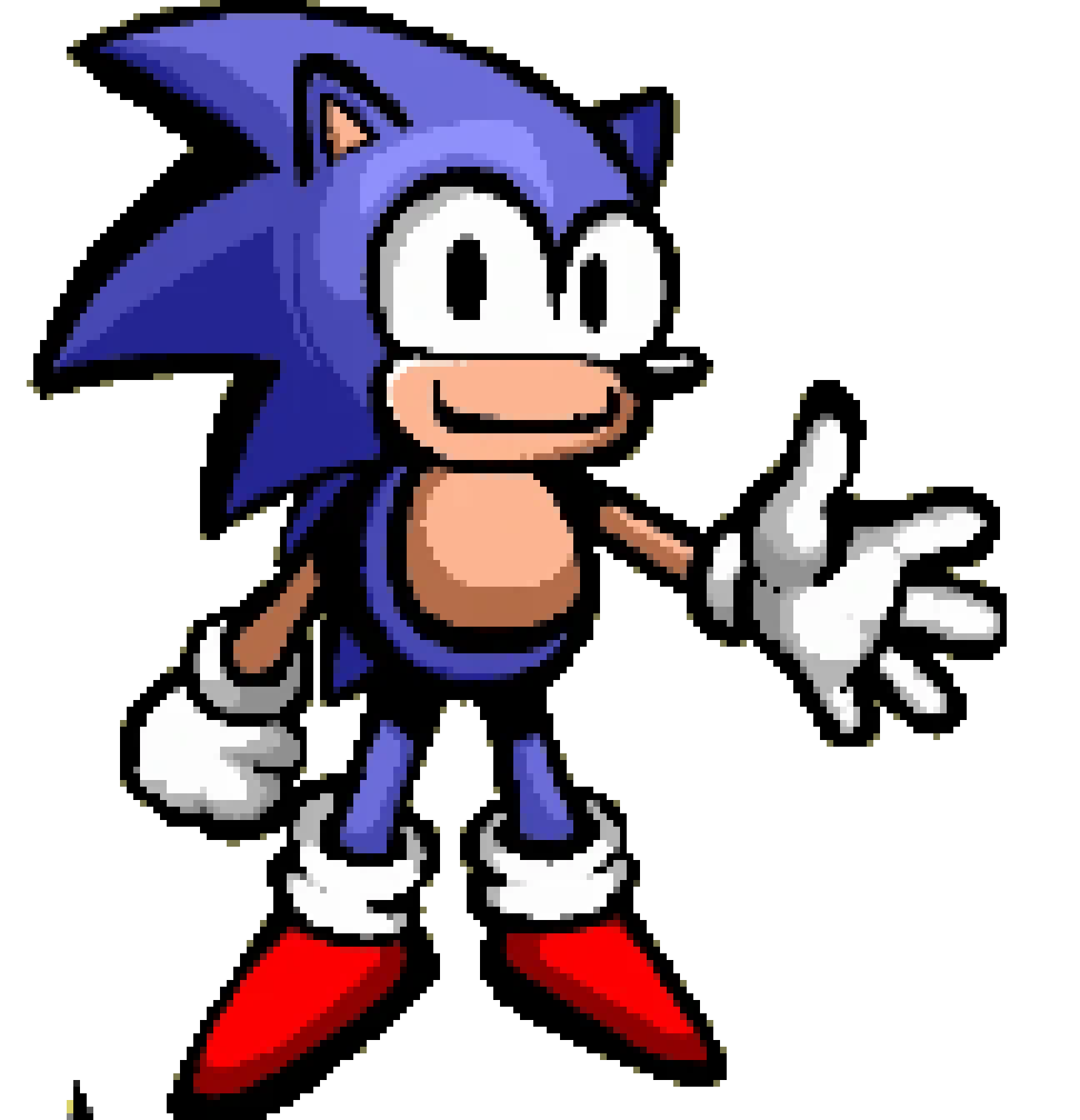 [c2fe0c] *suddenly the [[CREATURE]] vanishes a blue hedgehog in it's place*