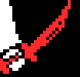 [2fbf6b] *throws knives at the red figure* - Helix