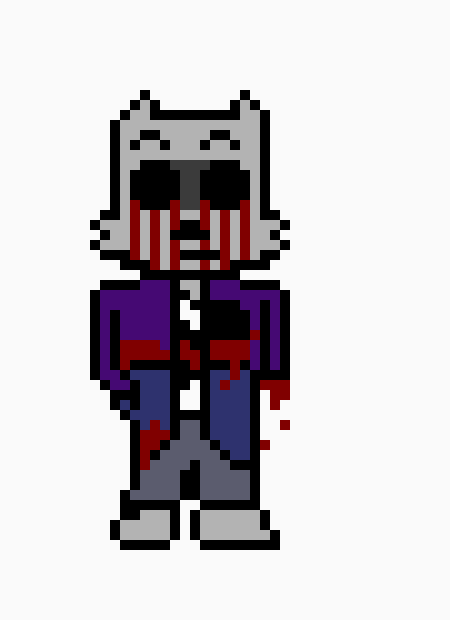 *Looks at frisk then growls like a wolf*