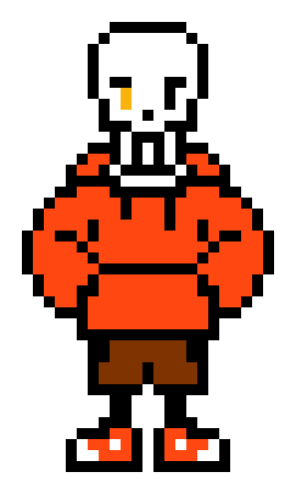 Underswap Papyrus Overworld bad time Sprite [King Squid Edit]