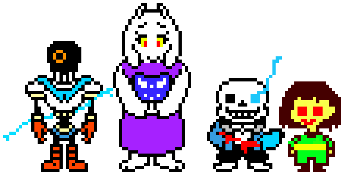 [c0cfdf] Undertale Characters