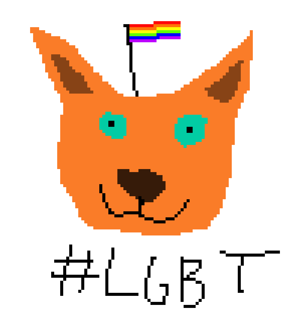 [b8a66e] i maeked new art becose someon do'nt liked my old art so dis is newe #lgbt #furris