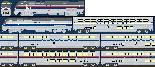 P42DC with Superliner [Phase IV]
