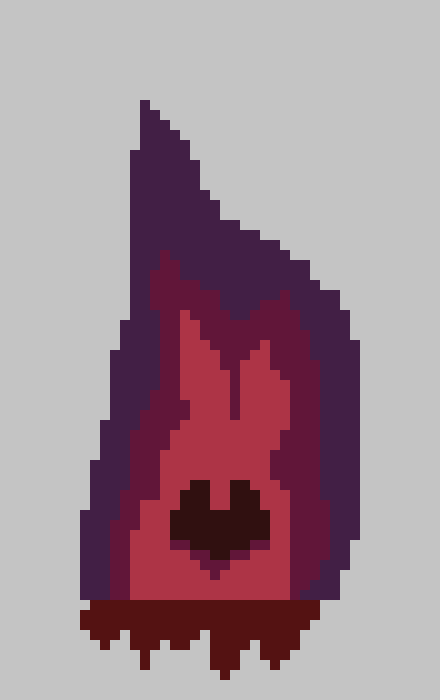 [990543] *A silhouette appears as the flames die down*