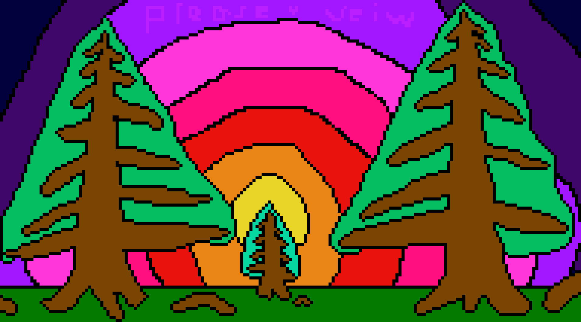 [d84304] A Forest Sunset