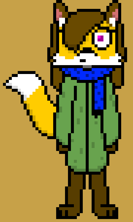 [6877d4] This is the sprite I found after searching, "SnowyFoxlinn" in images. Last night, I updated it to look more like modern Foxlynn