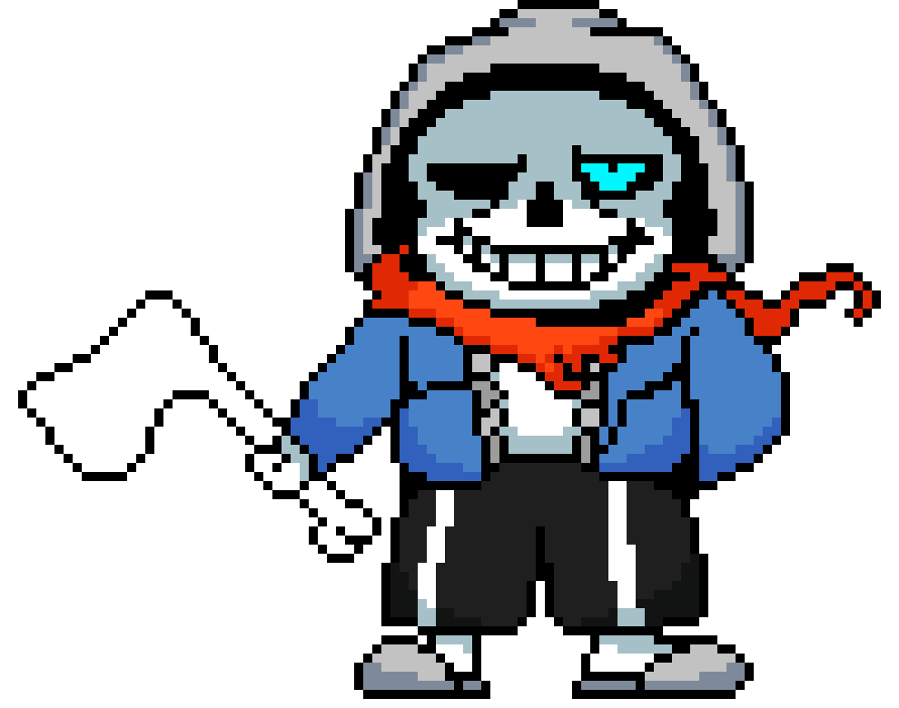 [0b6637] Undertale: The Final Battle/Disbelief Sans Phase 1 Sprite. (IMPROVED)