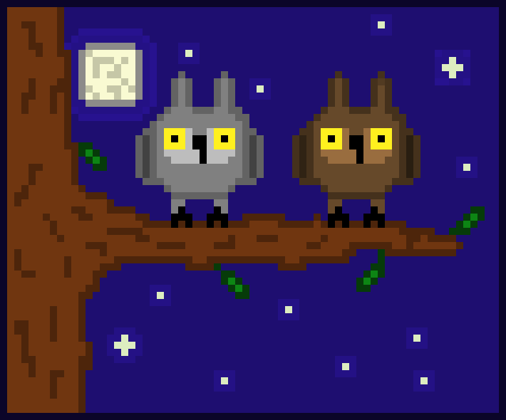 [9664c4] Owls at night