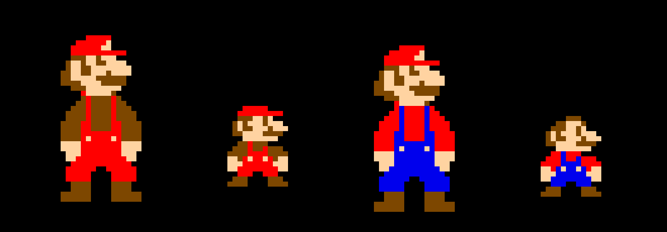 [bf0a19] original mario vs if the did for later games to to original super mario