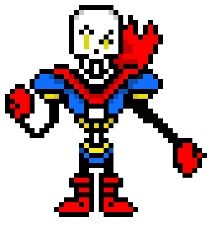 Disbelief!Papyrus (Phase 3) Overworld.