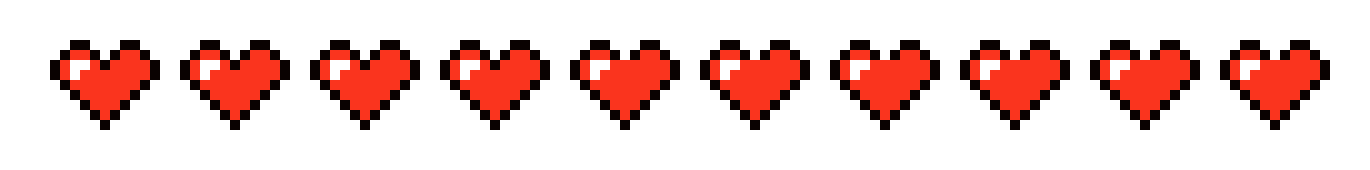 [138497] Minecraft health bar. 
