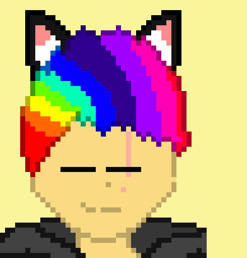 [401102] falls asleep in kawwi cats arms*-toddler rainbow