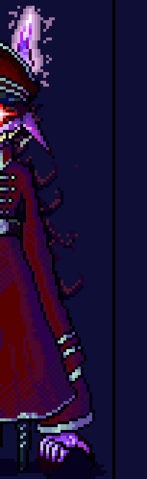 [8f2cd9] *Now that he's gotten the horrible idea to possibly reek havoc on the mortal land he takes one last look at this forsaken accursed world. before looking away, and heading out letting Zola take over second in charge as he starts going deeper down into the castle. to a room it has two candles, and a big mirror he steps through going into the new realm of PAM once he stepped through he ends up in a house in someones room his long arms and hands grasp through pulling himself out in the dead of night.*   . . . . . . . . . . . . . -[[WardenKnox]]-.......[Hollett/Collins]