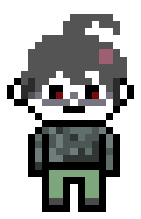 [73e62a] Kazuma Pixel Danganronpa (oc)