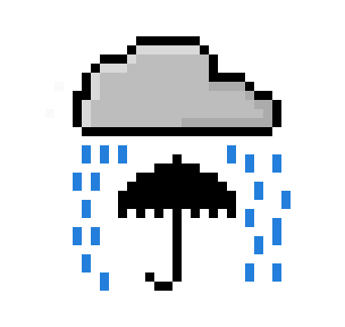 [9664c4] umbrella+cloud