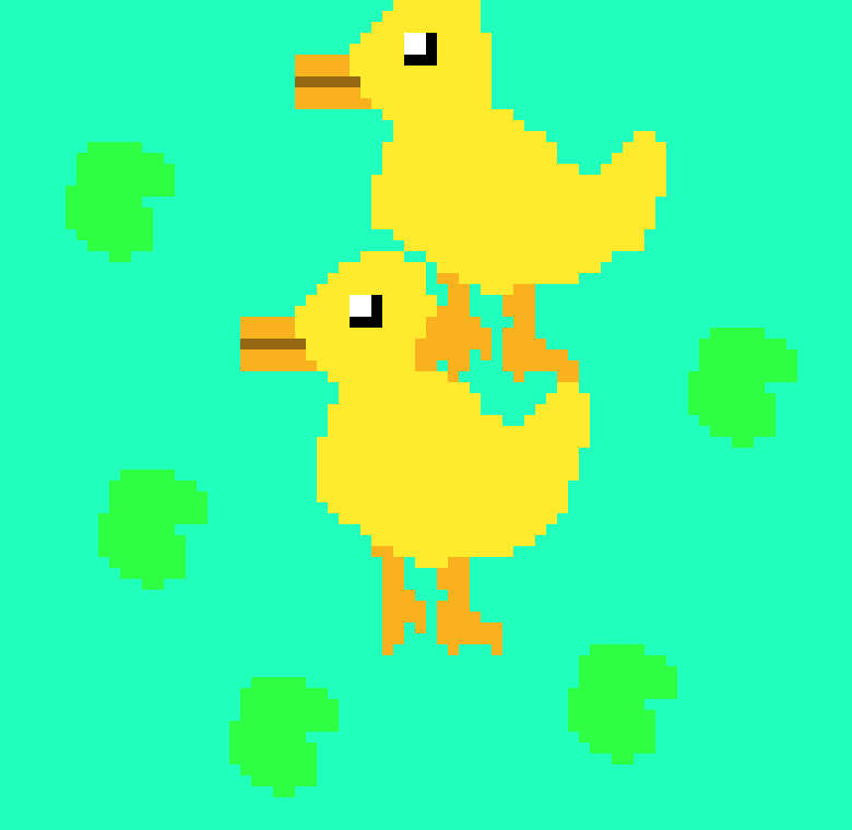 [eaa34d] Two Ducks In A Pond