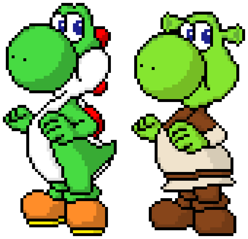 [9664c4] yoshi, except hes better.