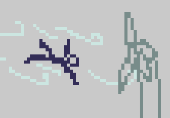 [ecb9ac] the conveniently place giant fan: