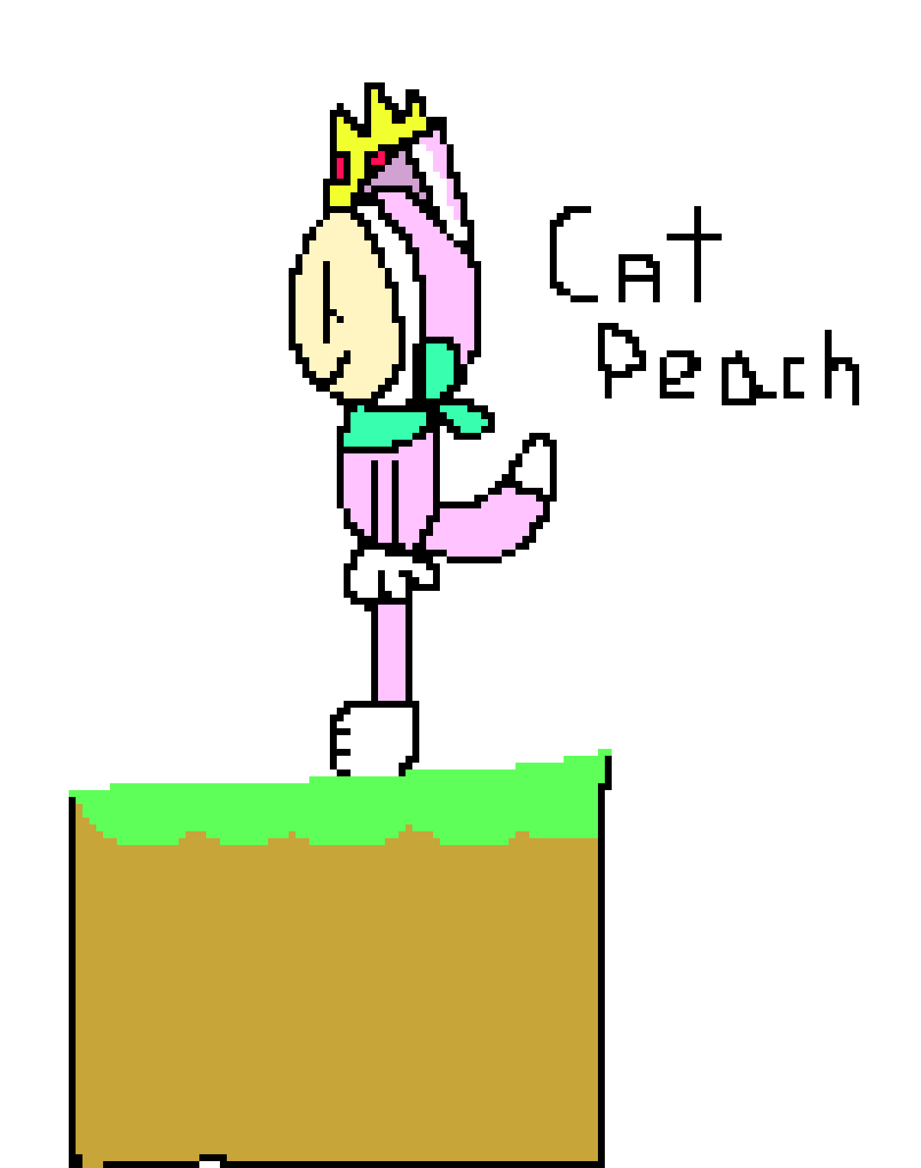 [8e0c41] Cat peach but Its my own art